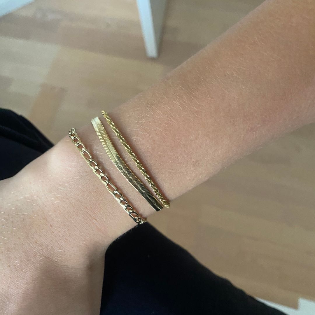 Guld armbånd