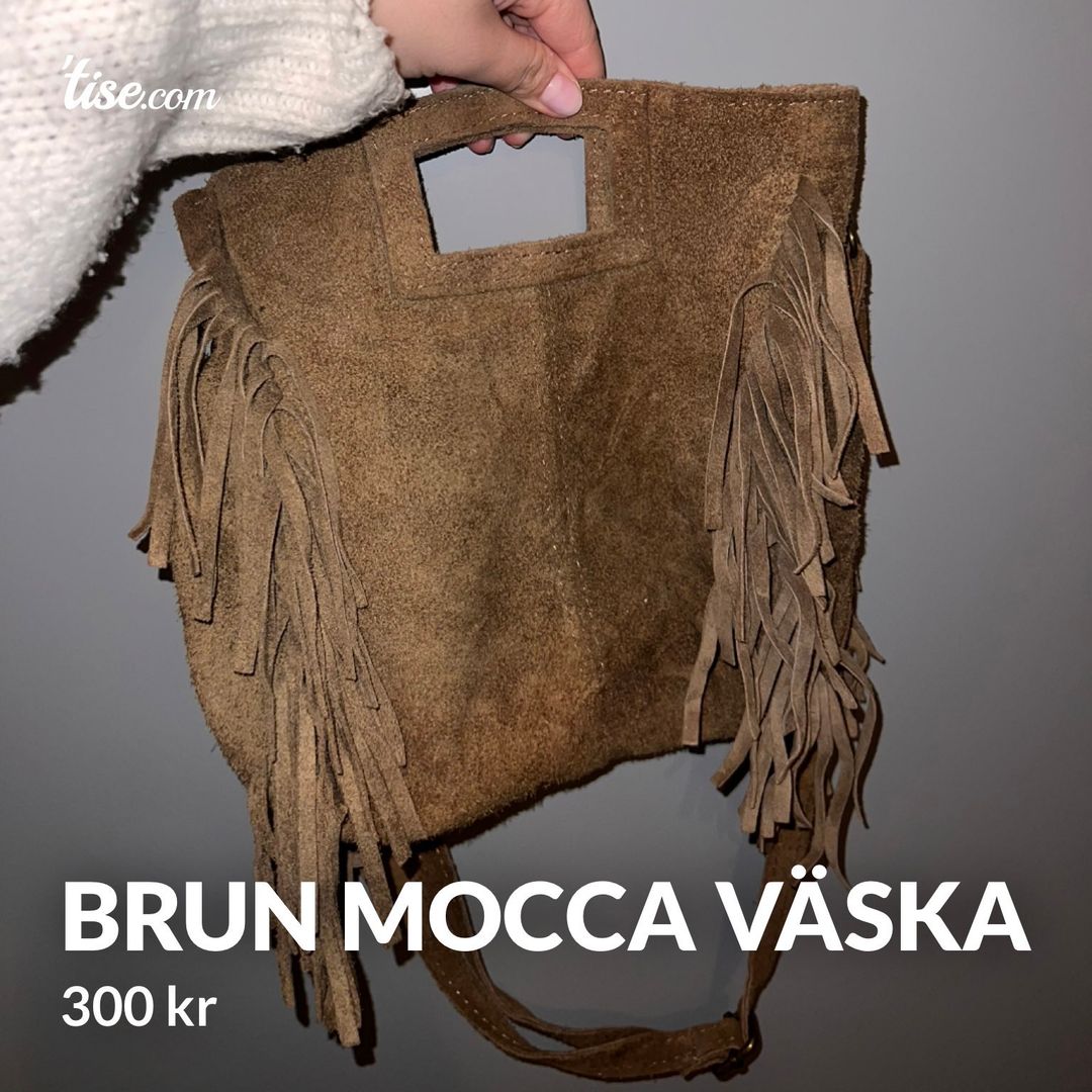 Brun mocca väska