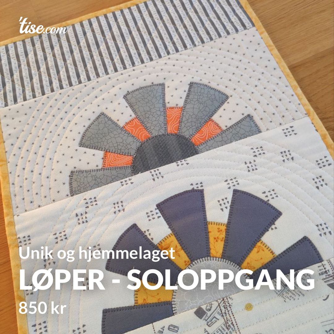 Løper - Soloppgang