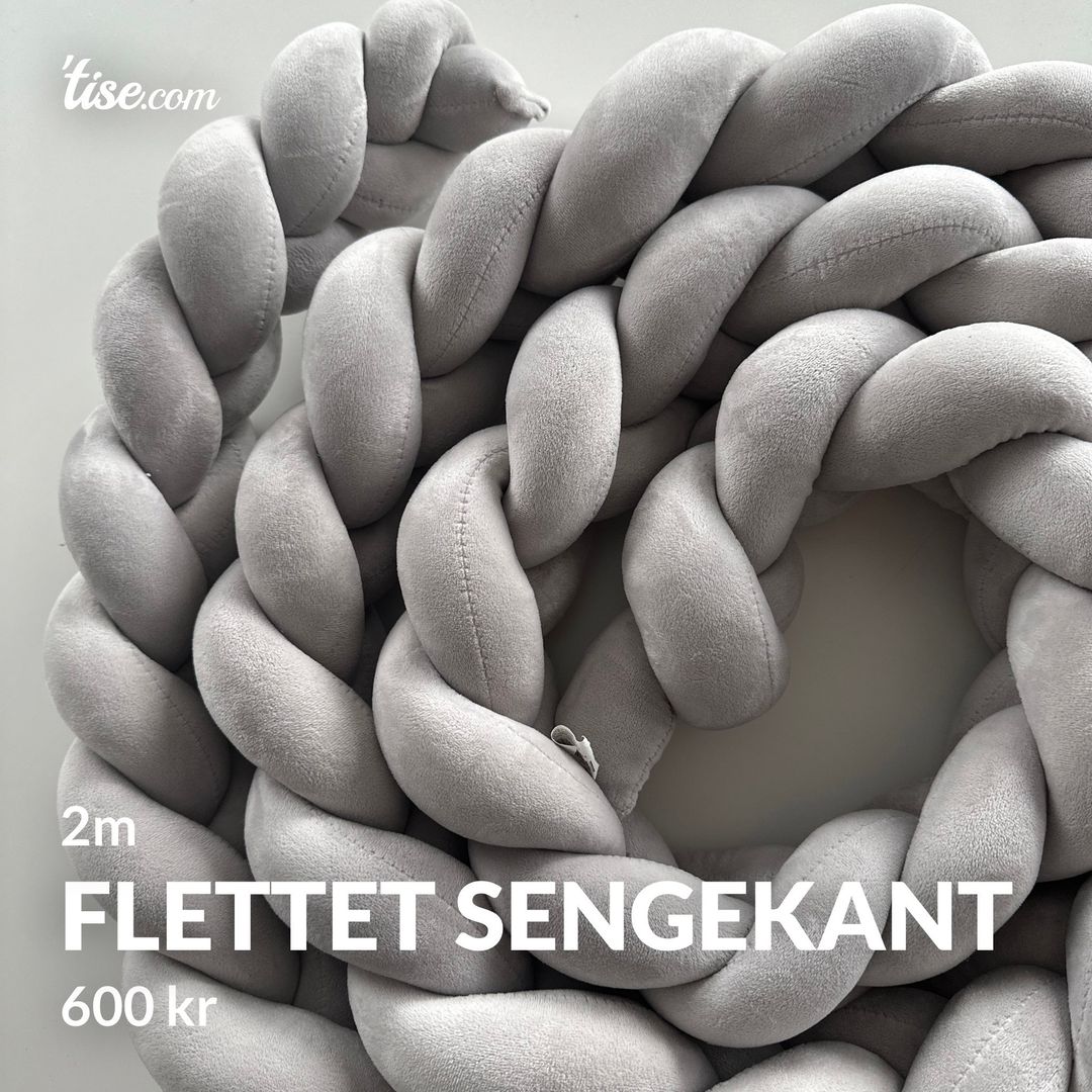 Flettet sengekant