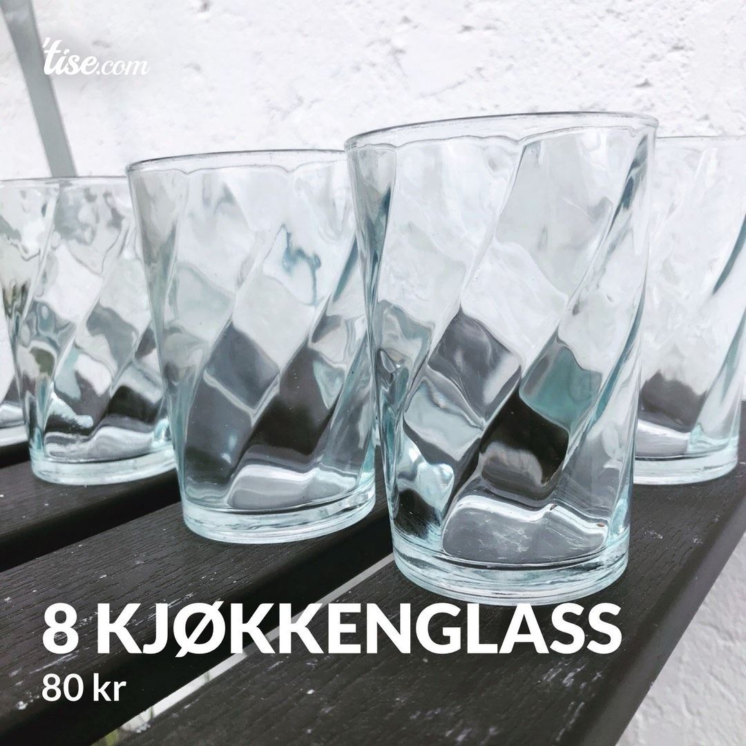 8 kjøkkenglass