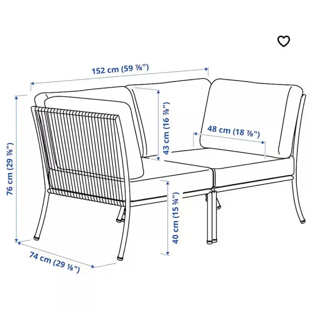 Ikea utesofa