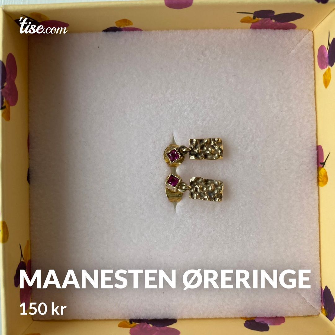 Maanesten øreringe