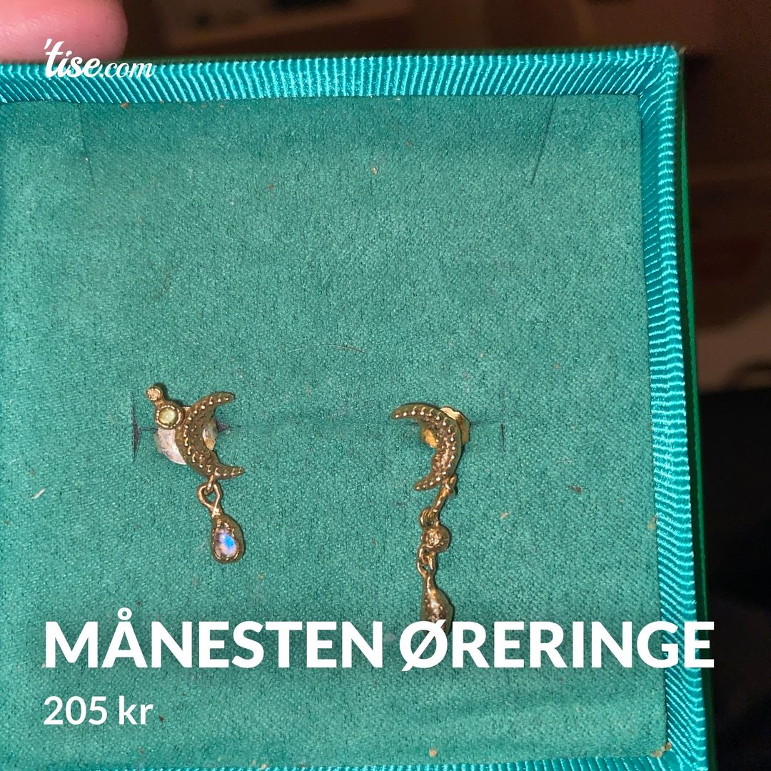 Månesten øreringe