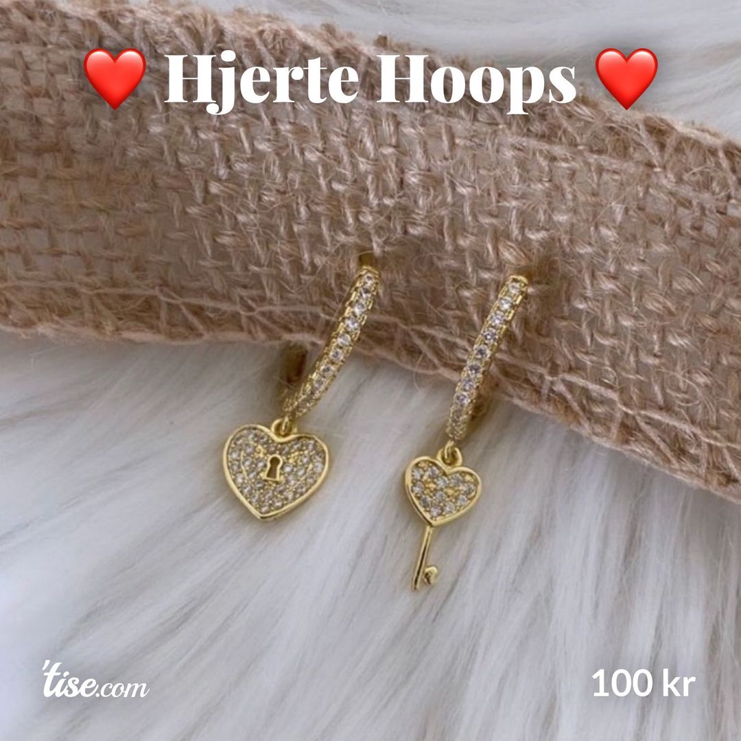 ❤️ Hjerte Hoops ❤️