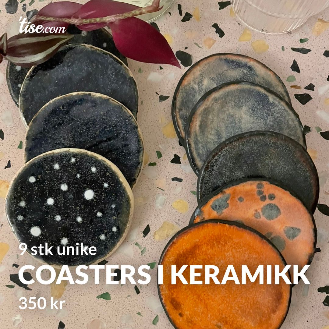 Coasters i keramikk