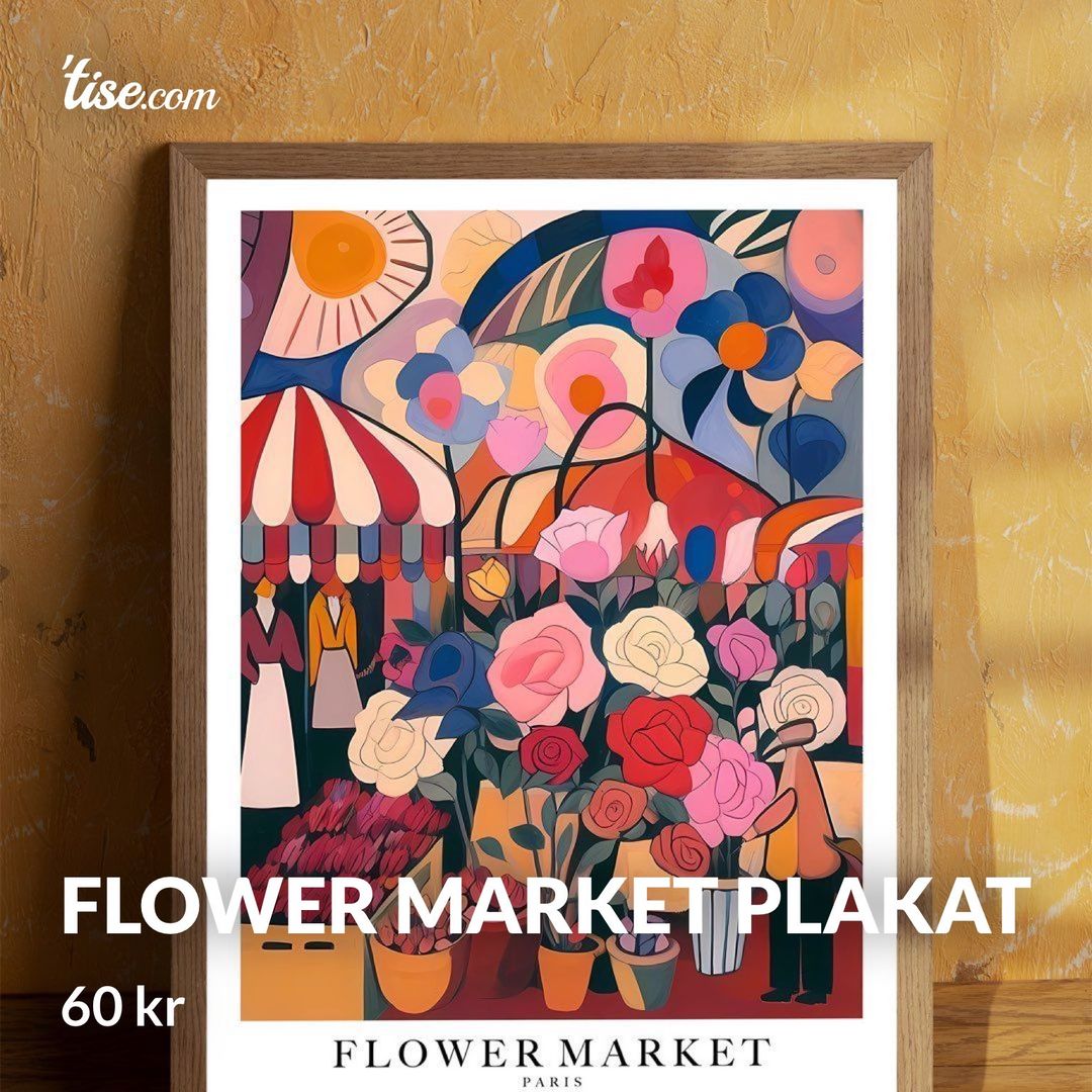 Flower Market Plakat