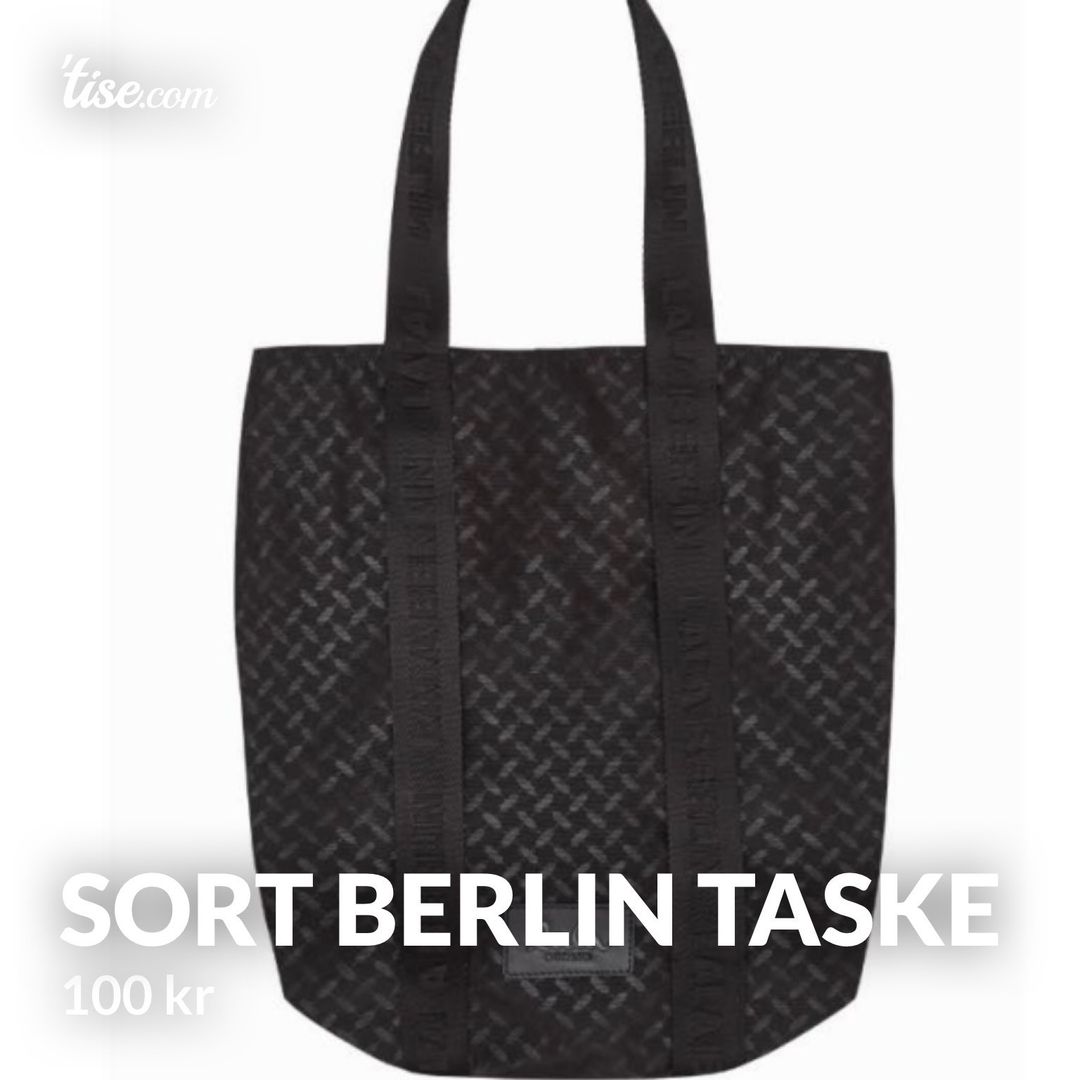 Sort berlin taske