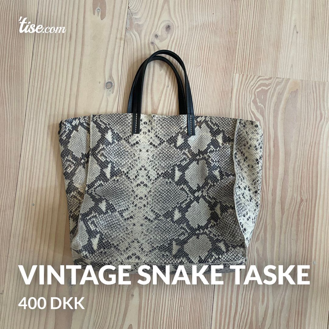 Vintage snake taske