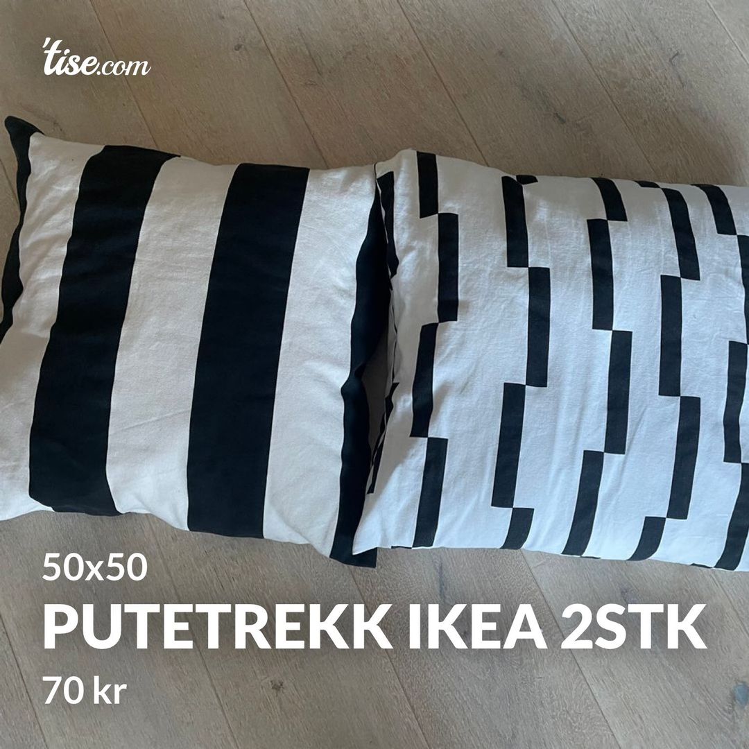 Putetrekk IKEA 2stk