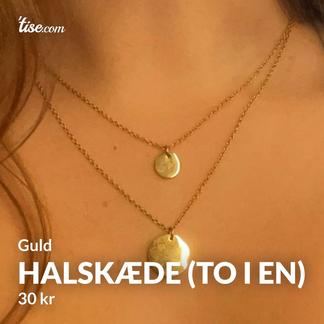 Halskæde (to i en)