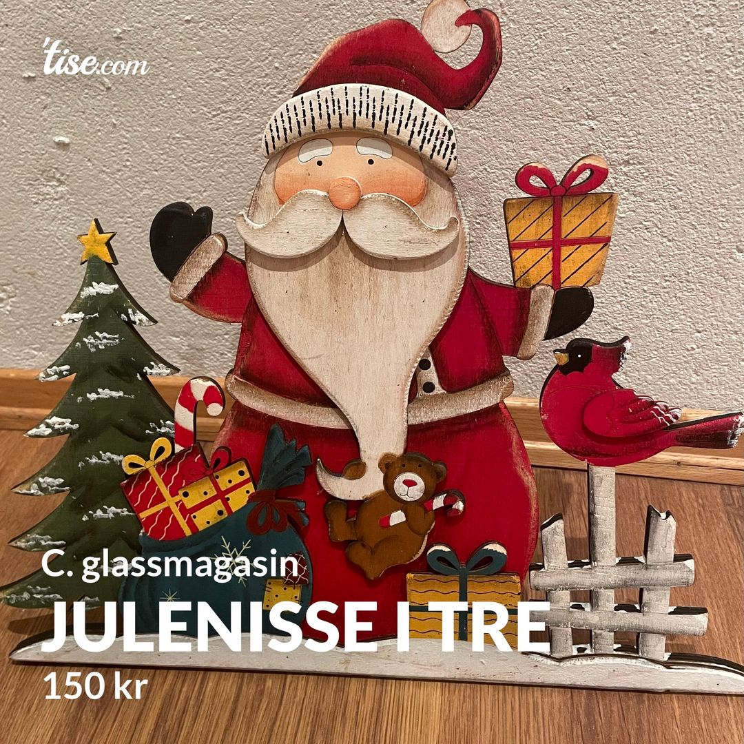 Julenisse i tre