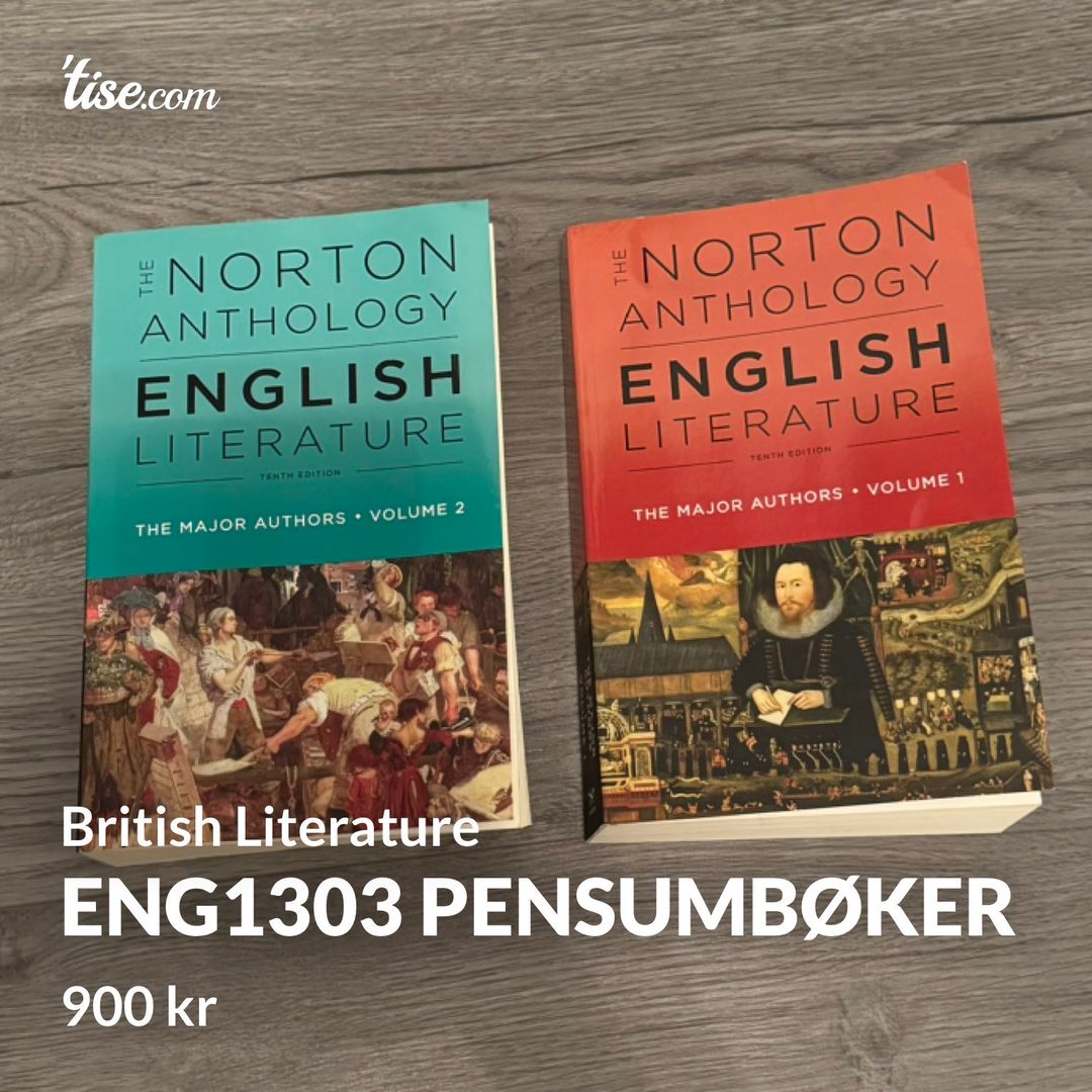 ENG1303 Pensumbøker