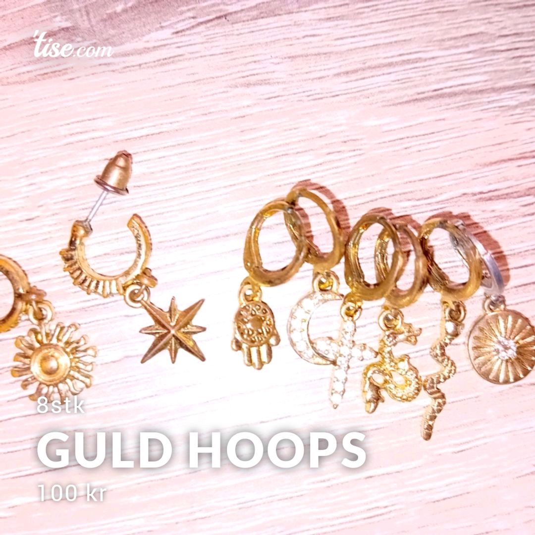 Guld Hoops