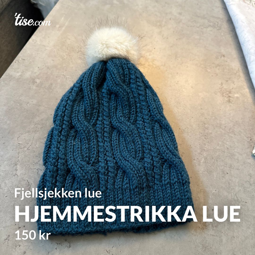 Hjemmestrikka lue