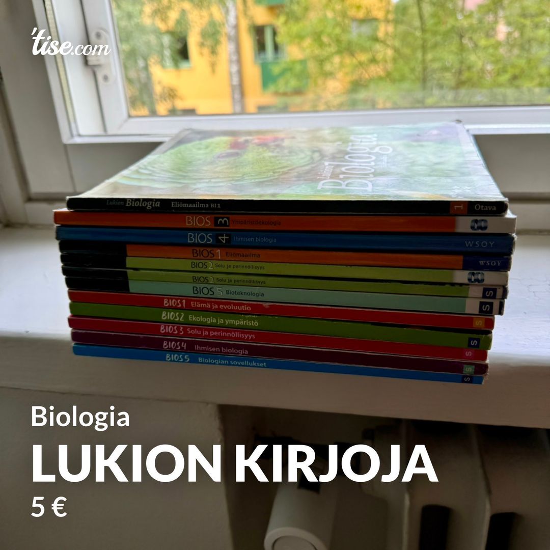 Lukion kirjoja