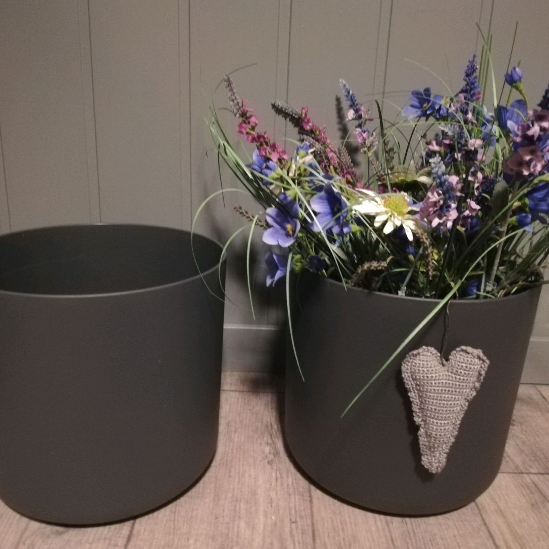 2 blomsterpotter