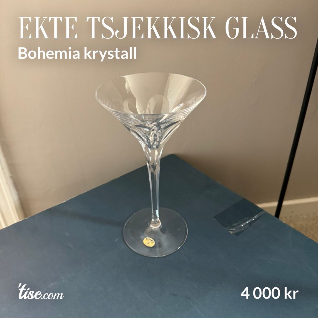 Ekte tsjekkisk glass