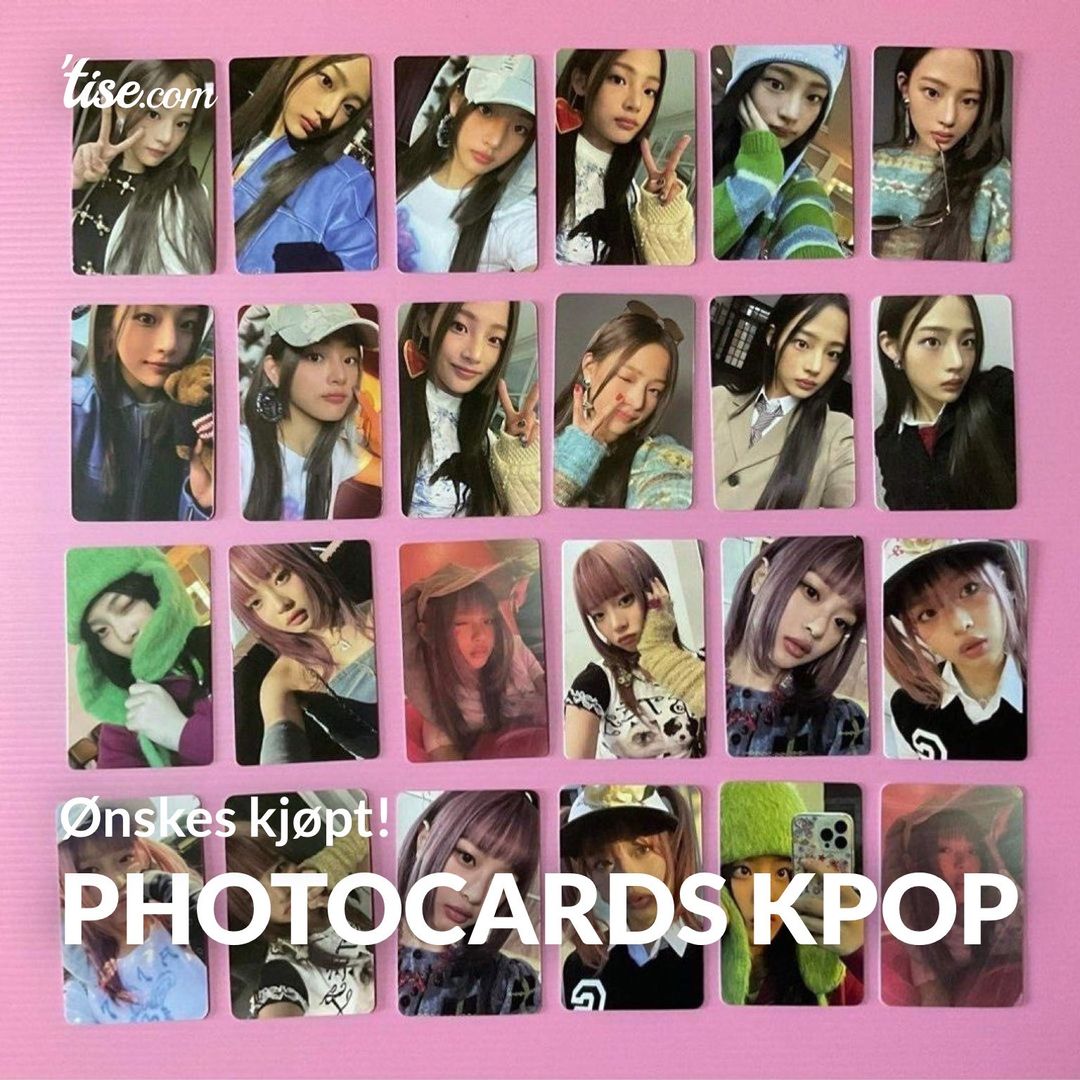 Photocards kpop