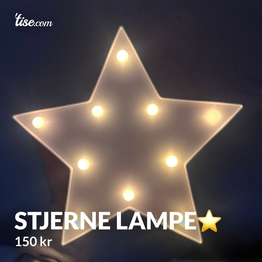 Stjerne lampe⭐️