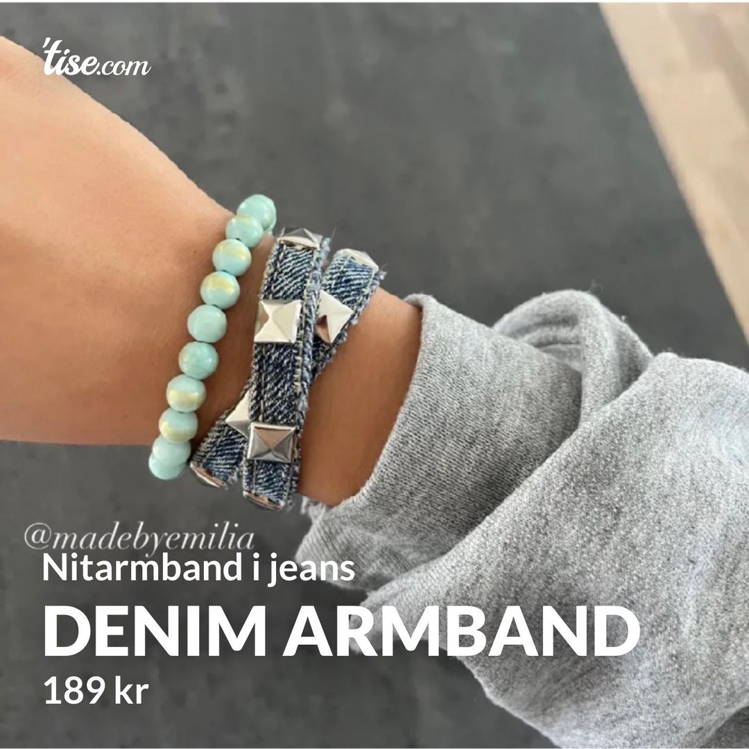 Denim armband