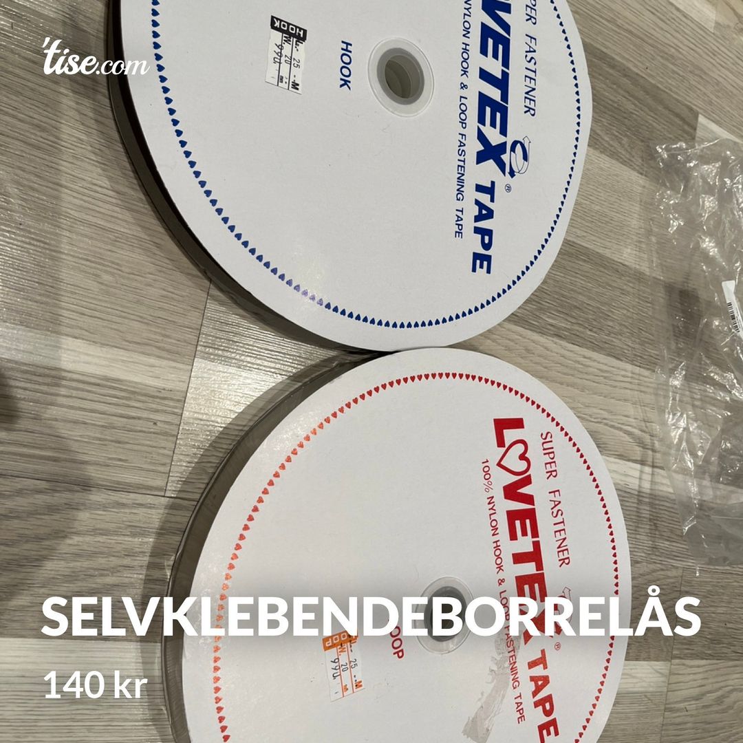 SelvklebendeBorrelås