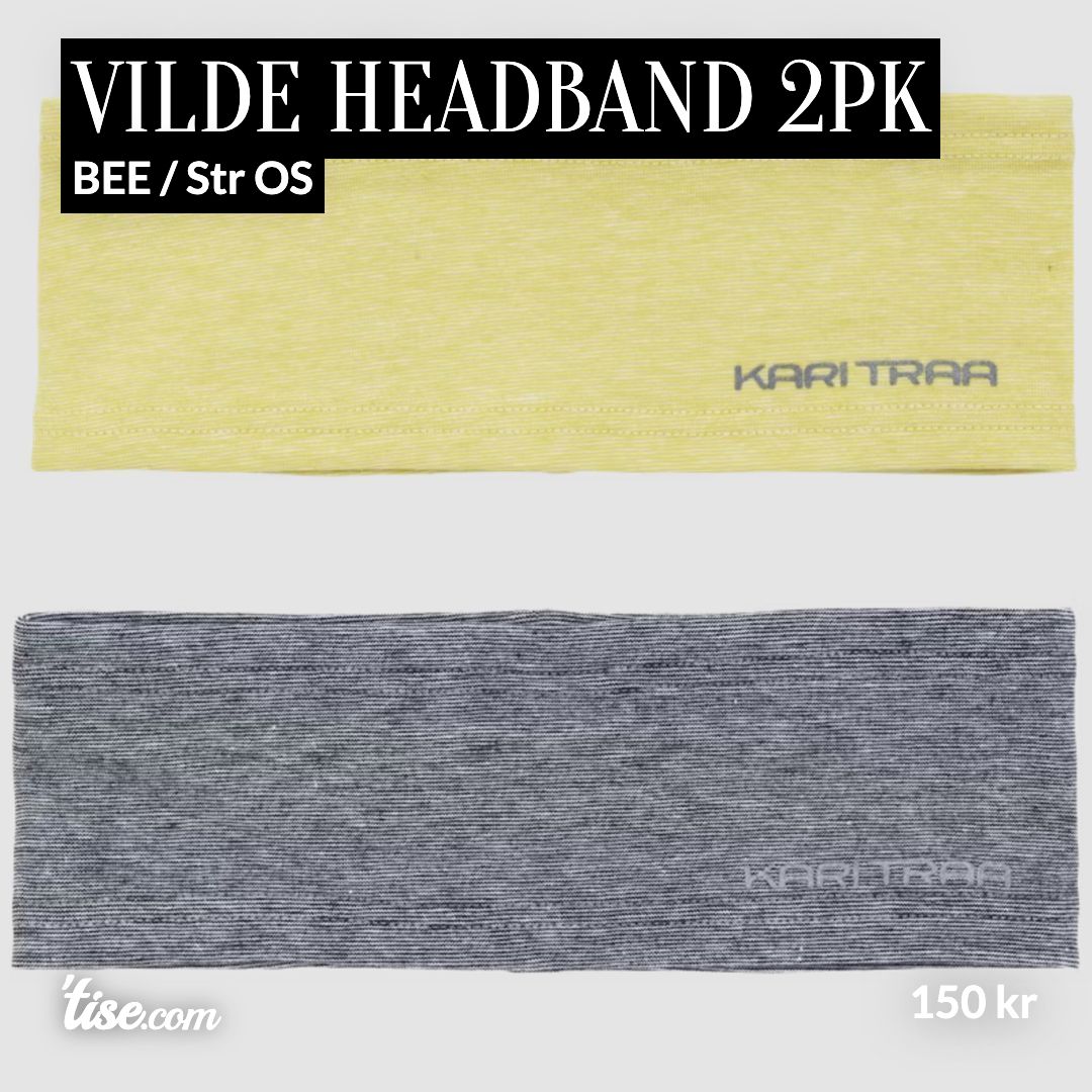 Vilde Headband 2pk