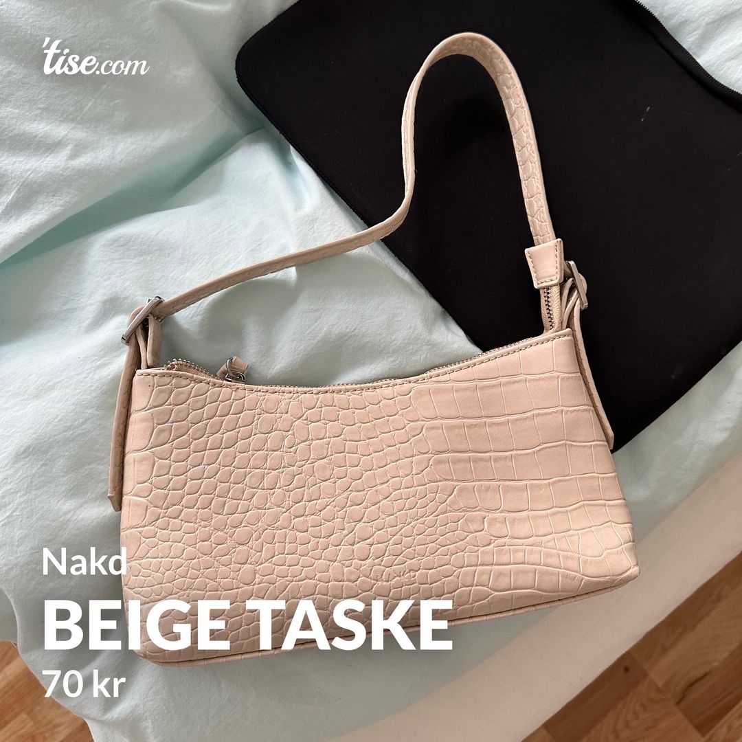 Beige taske