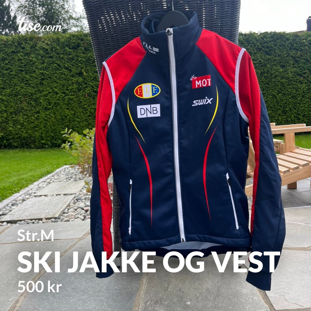 Ski jakke og vest