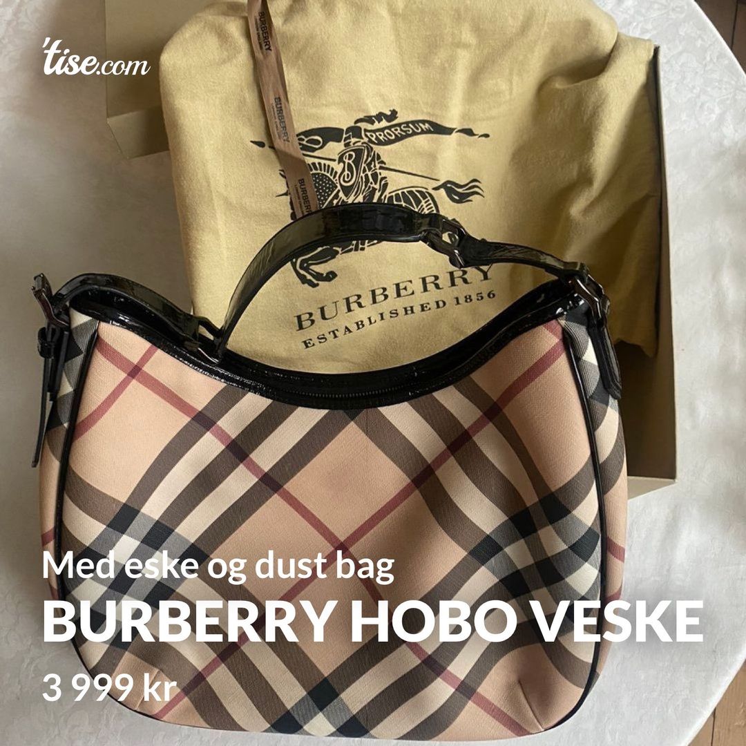 Burberry hobo veske