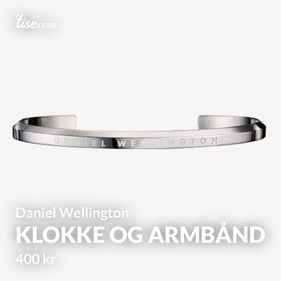 Klokke og armbånd