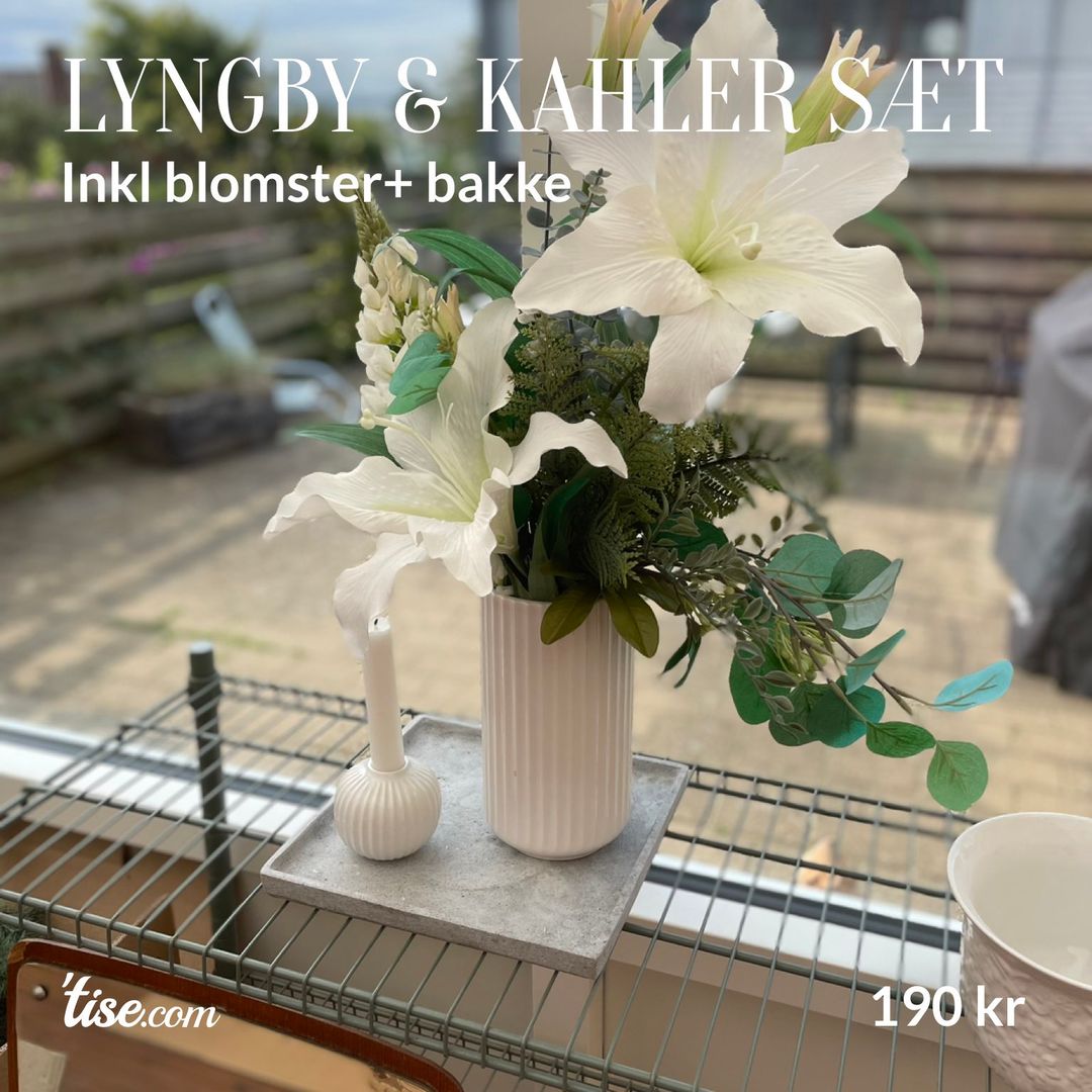 LYNGBY  KAHLER sæt