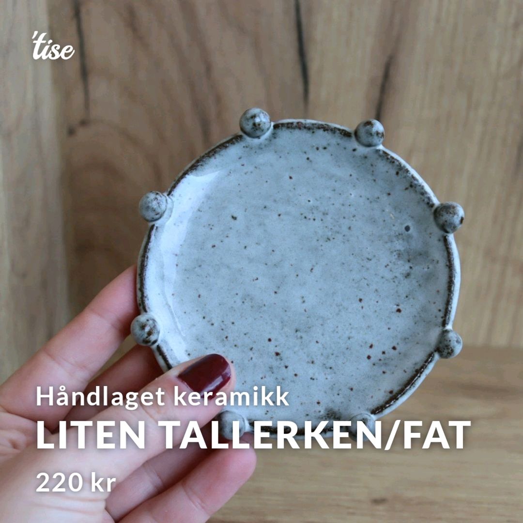 Liten Tallerken/fat