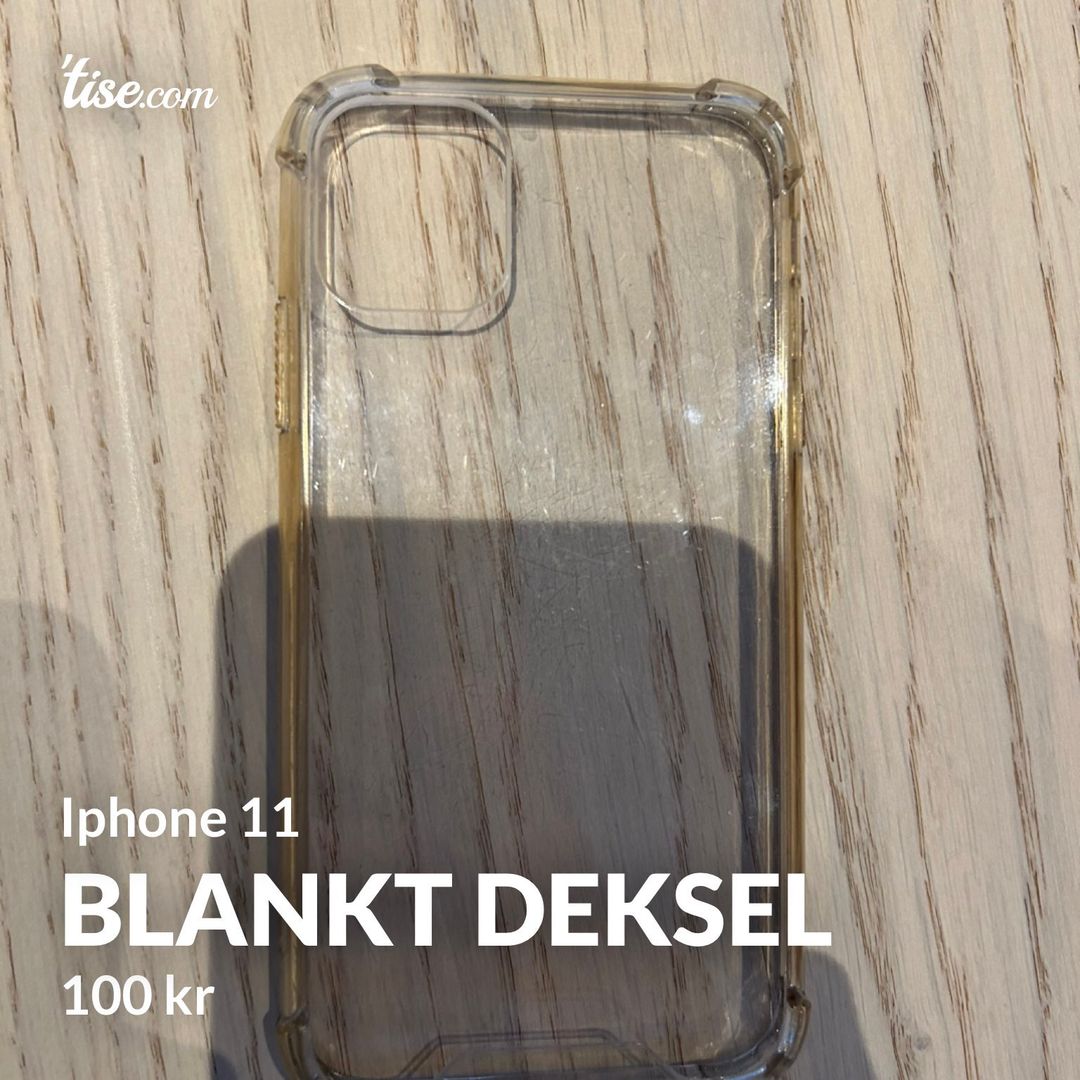 Blankt deksel