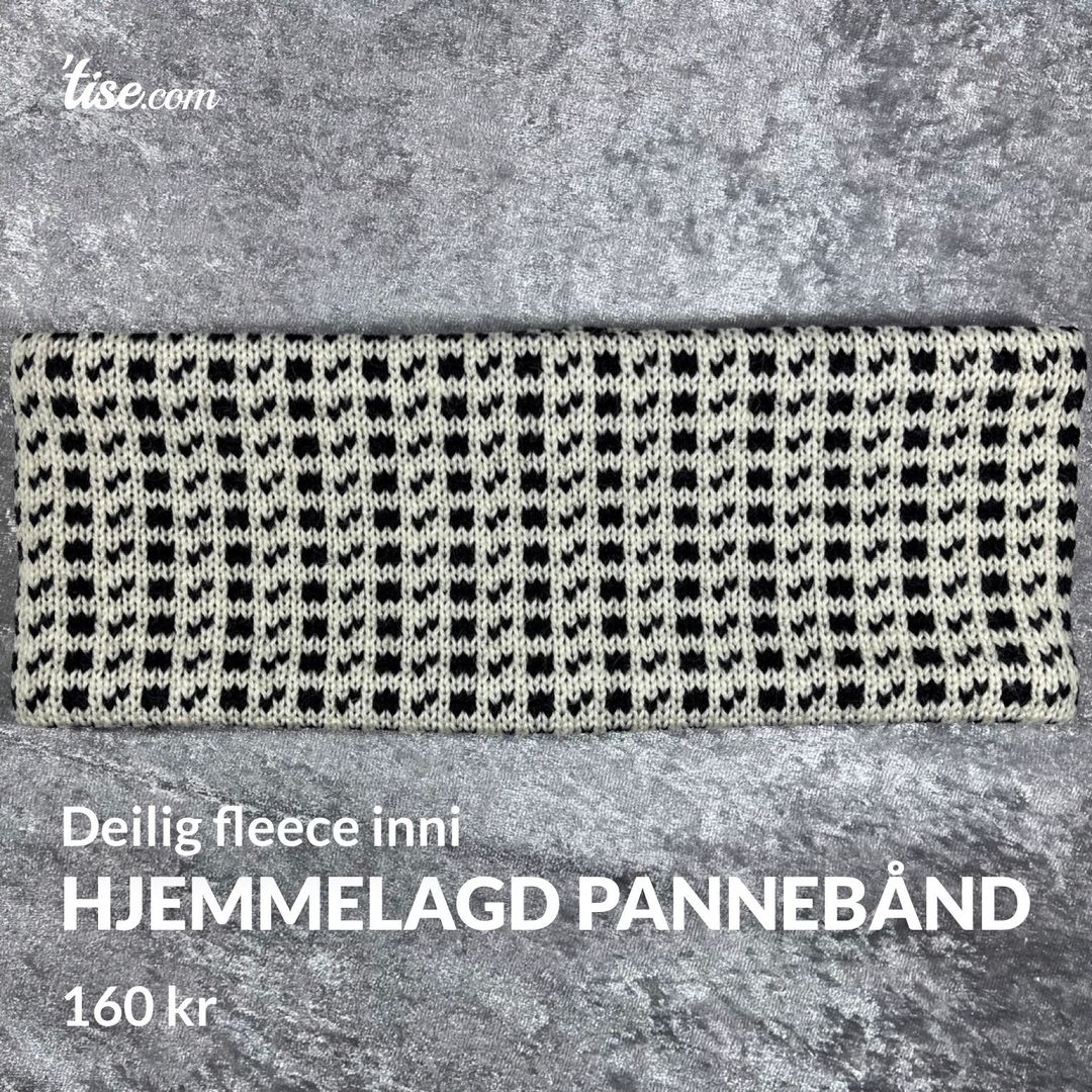 Hjemmelagd pannebånd