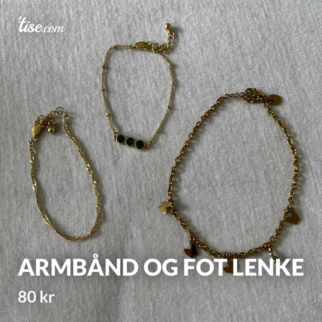 armbånd og fot lenke