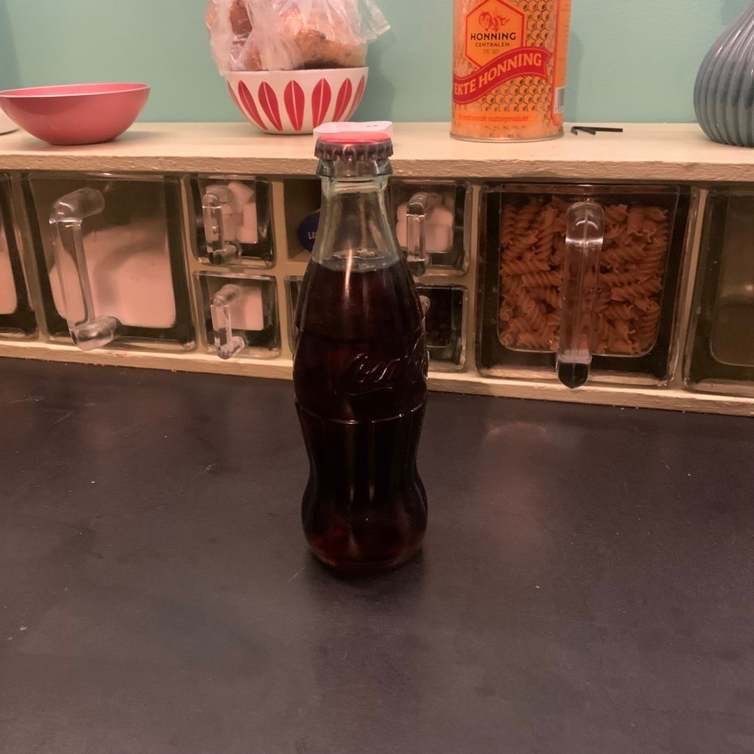 Retro glass-Cola