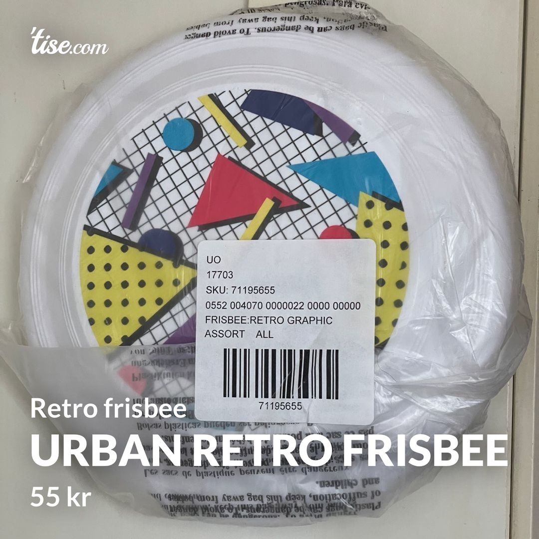 Urban retro frisbee