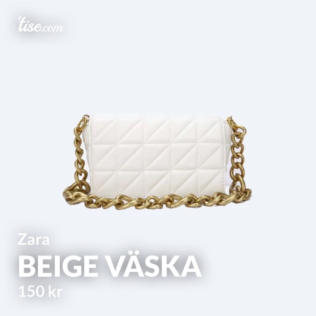 Beige väska