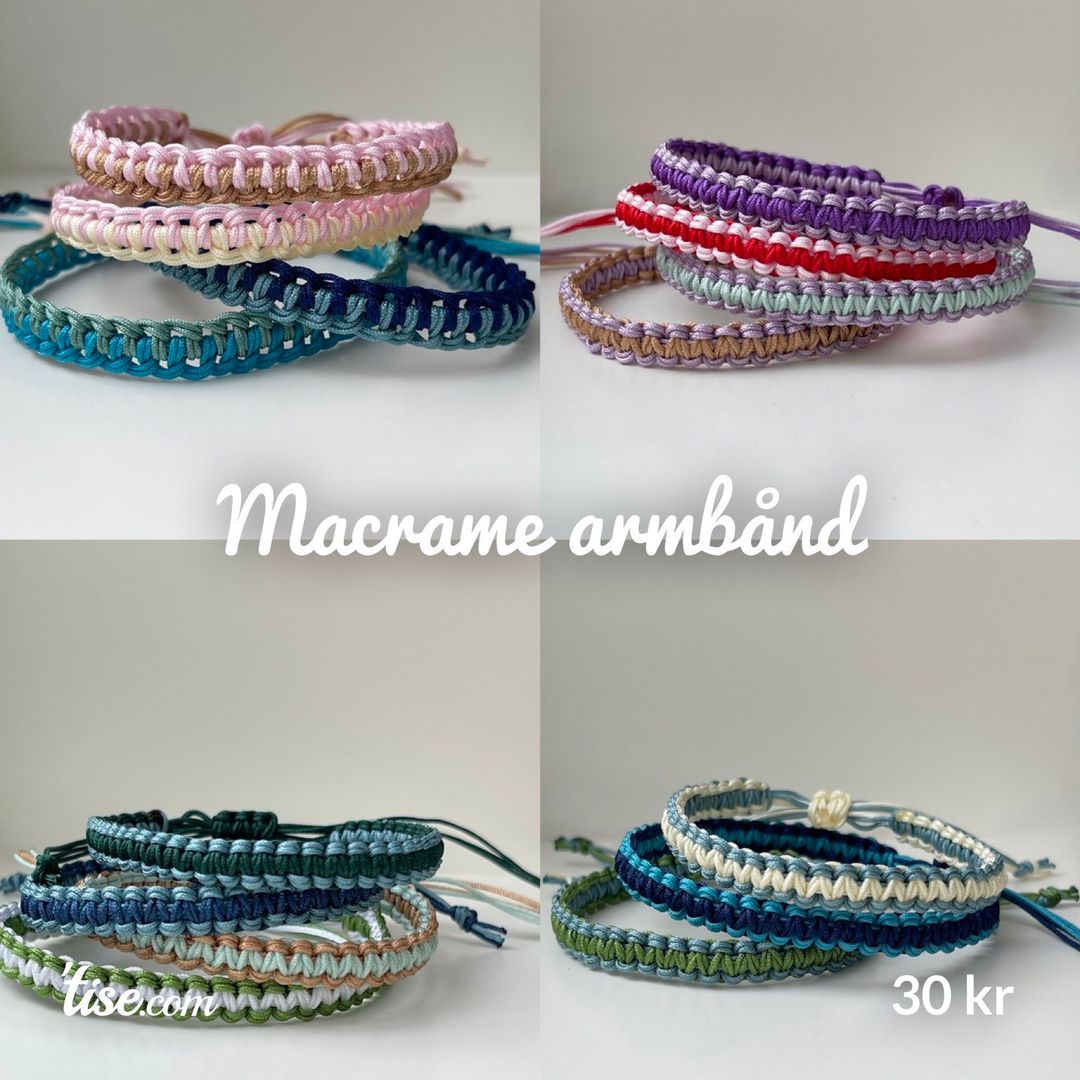 Macrame armbånd