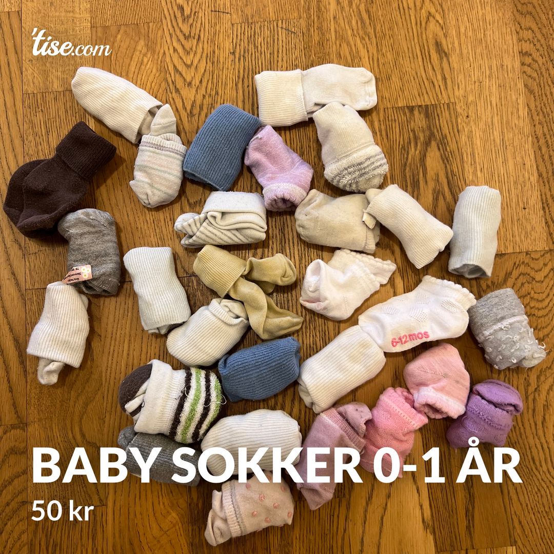 Baby sokker 0-1 år