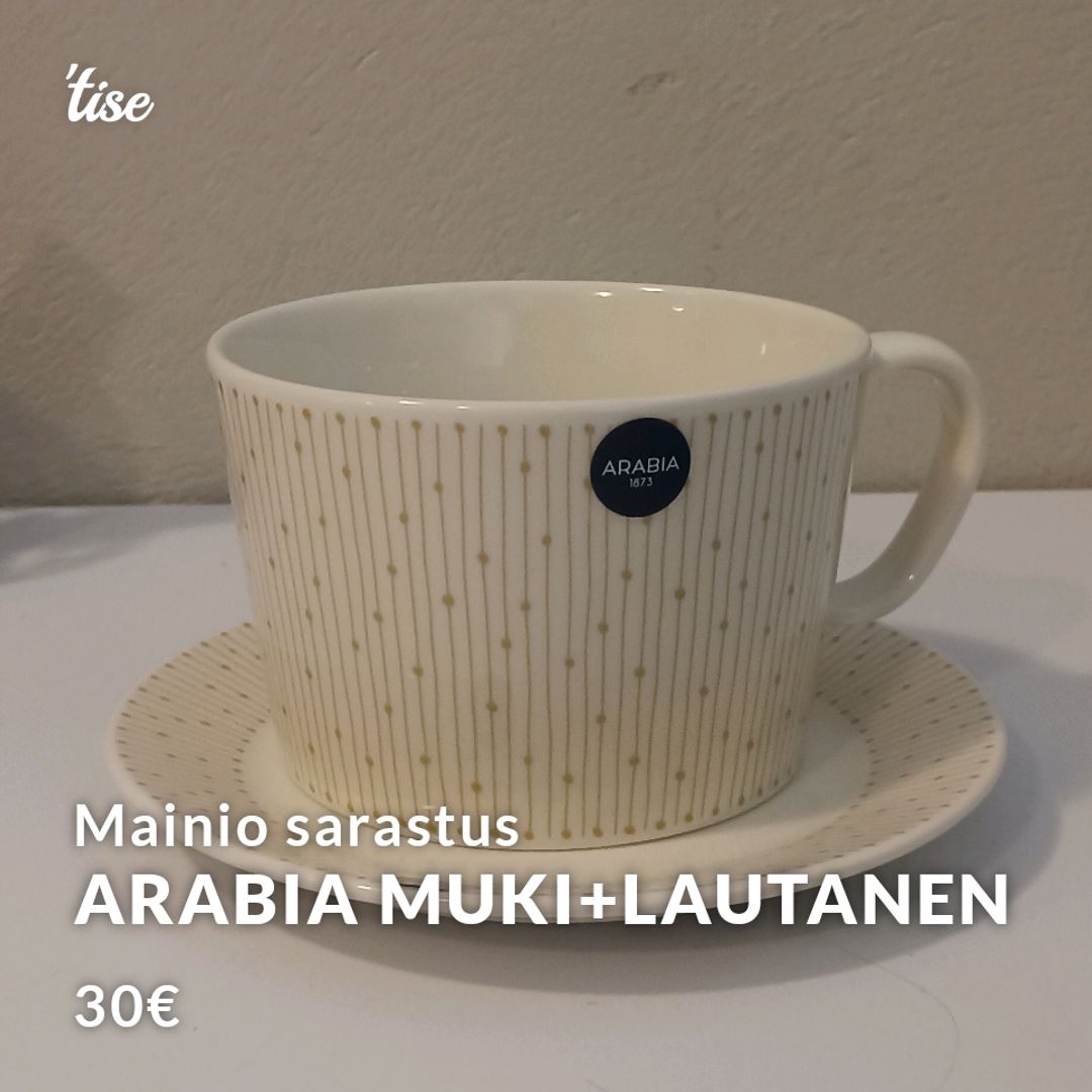 Arabia Muki+Lautanen