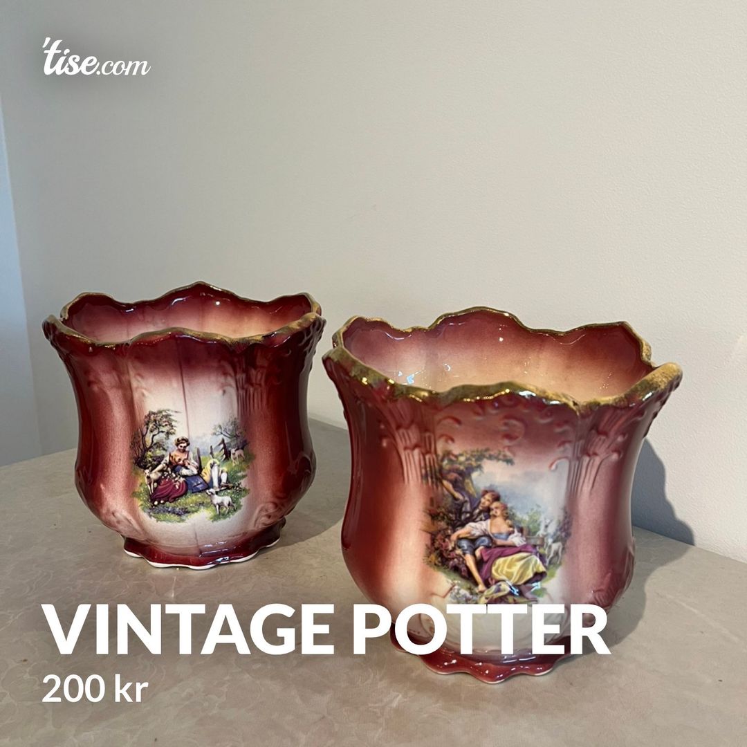 Vintage potter