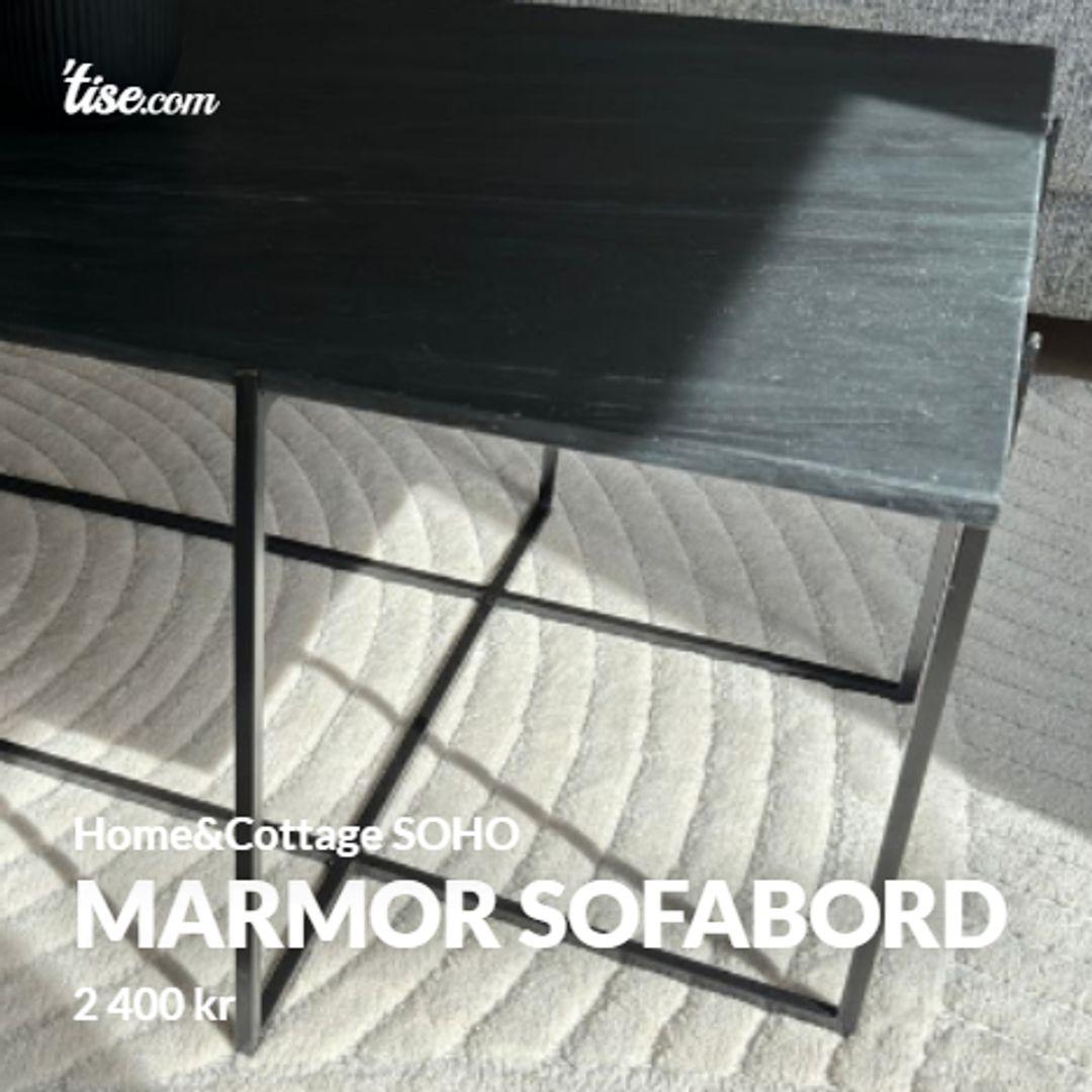 Marmor sofabord