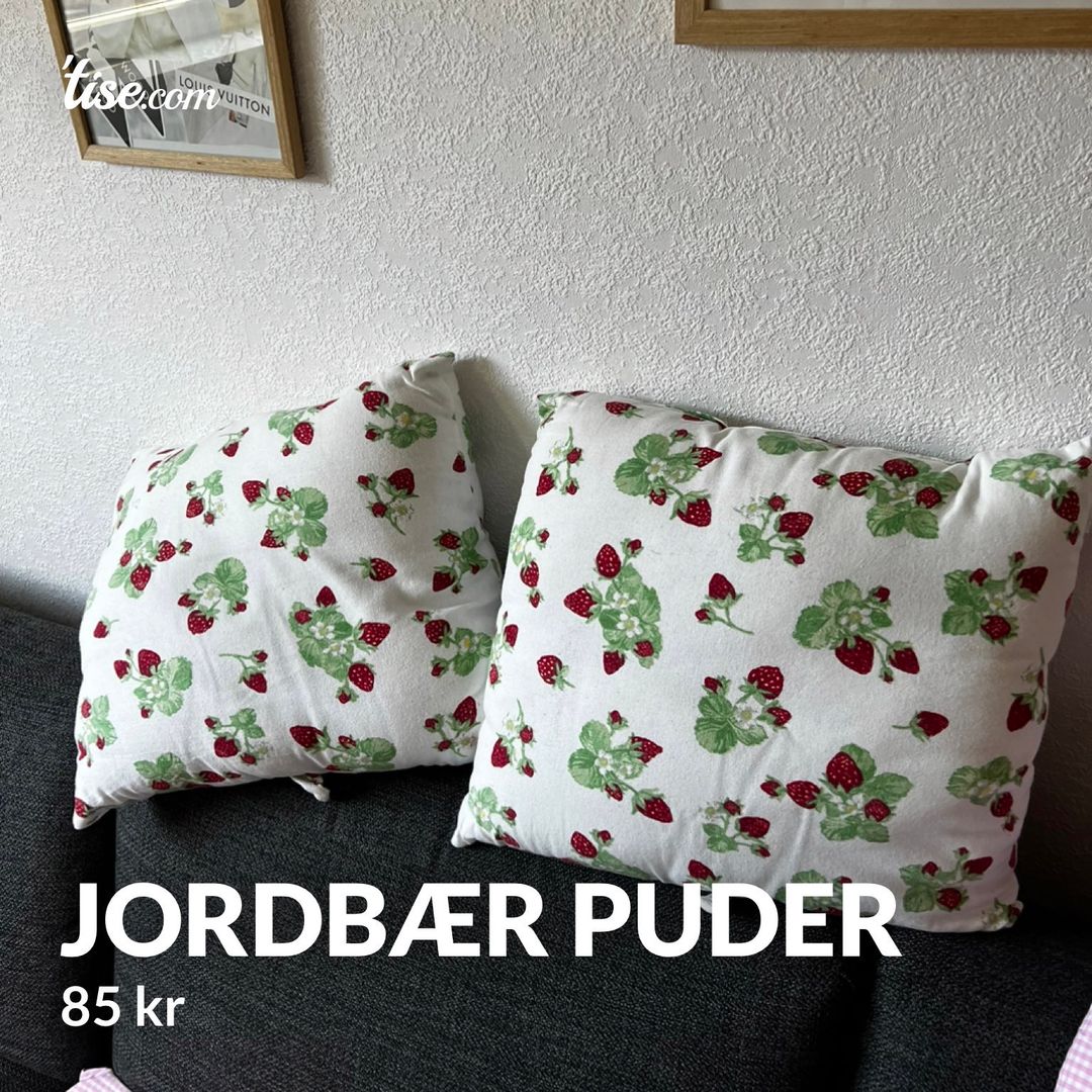 Jordbær puder