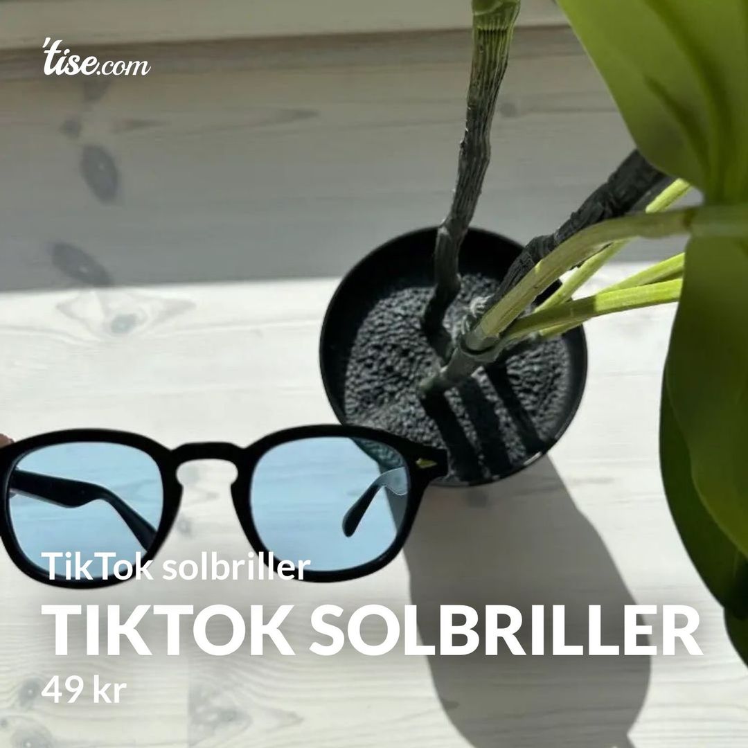 TikTok solbriller