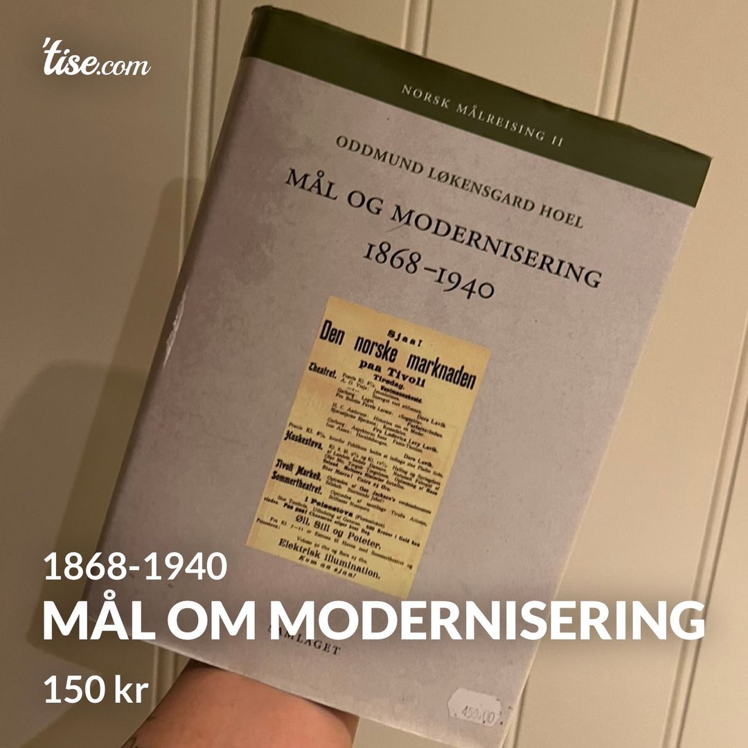 Mål om modernisering