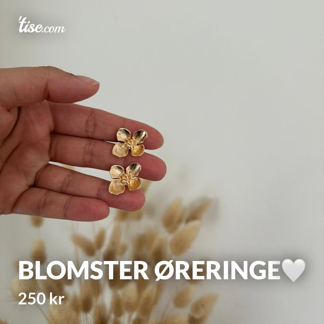 Blomster Øreringe🤍