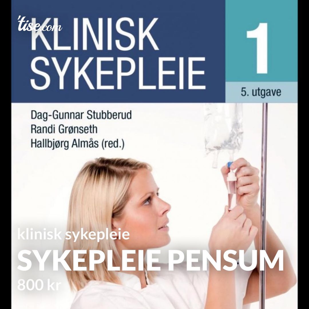 sykepleie pensum