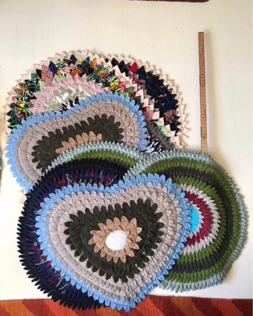 recycled mini rug